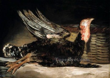  Dead Painting - Dead turkey Francisco de Goya